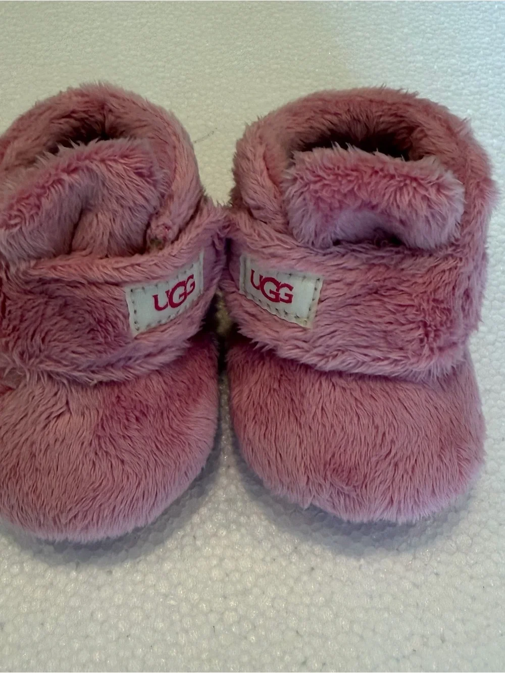 UGG Baby Pink Bixbee Booties Size 0/1